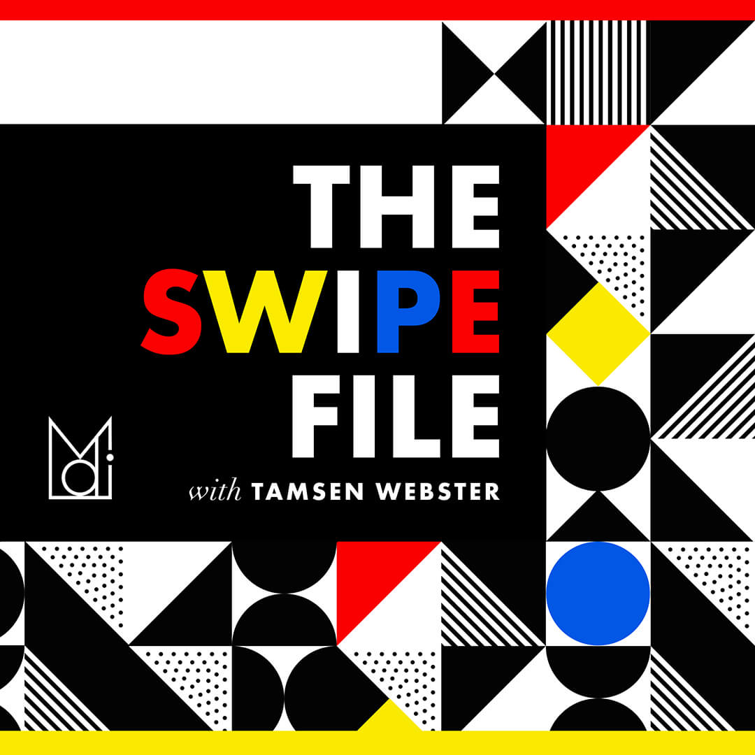 the swipe file podcast with tamsen webster